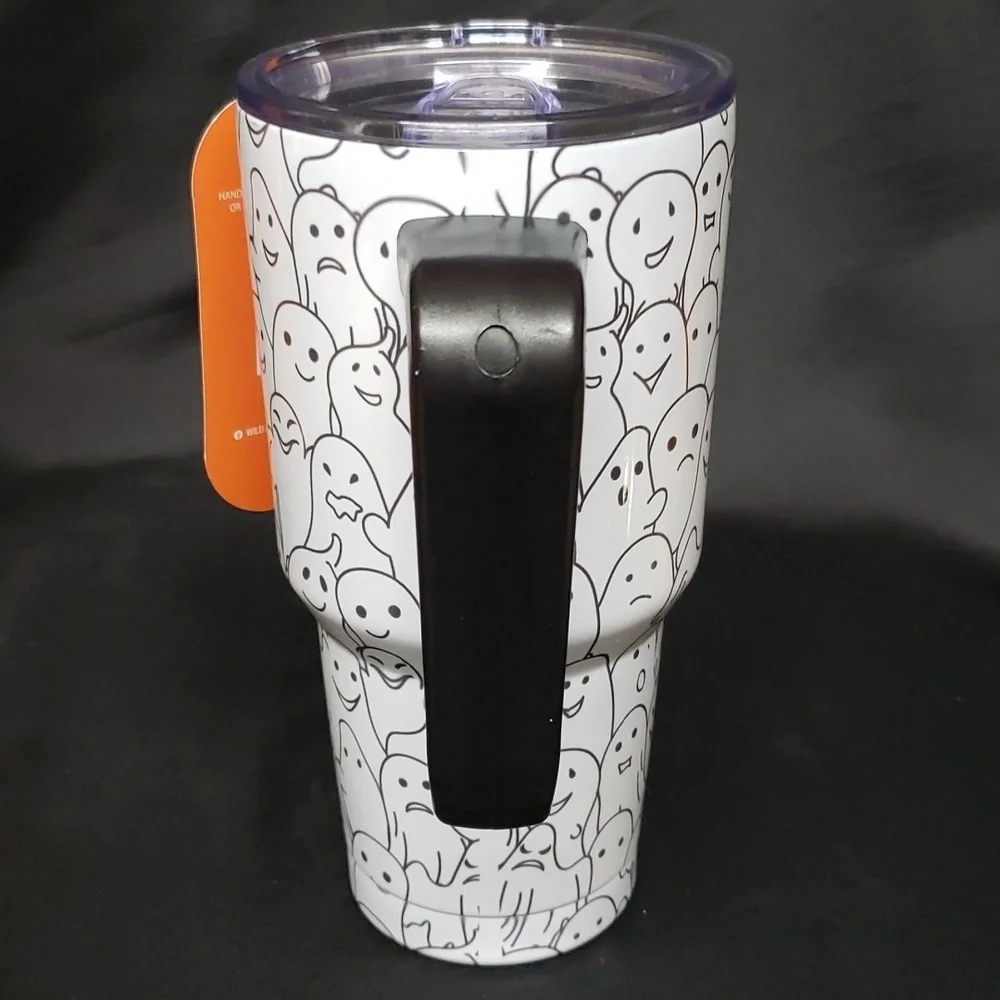 Iceware Wild Eye Designs Insulated Travel Tumbler 30 oz. Ghost Pattern